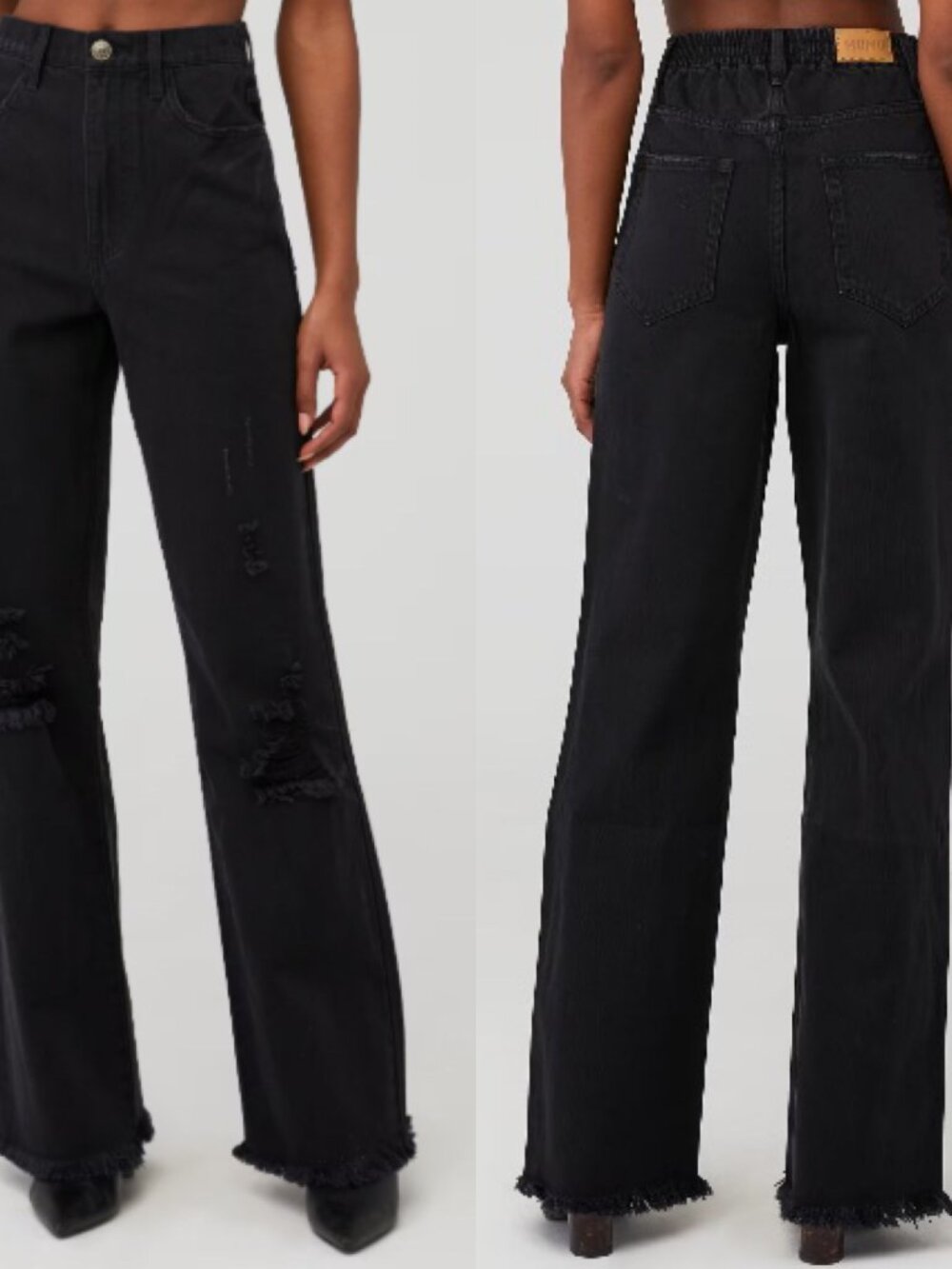 Show Me Your Mumu 90's Straight Jenas Black